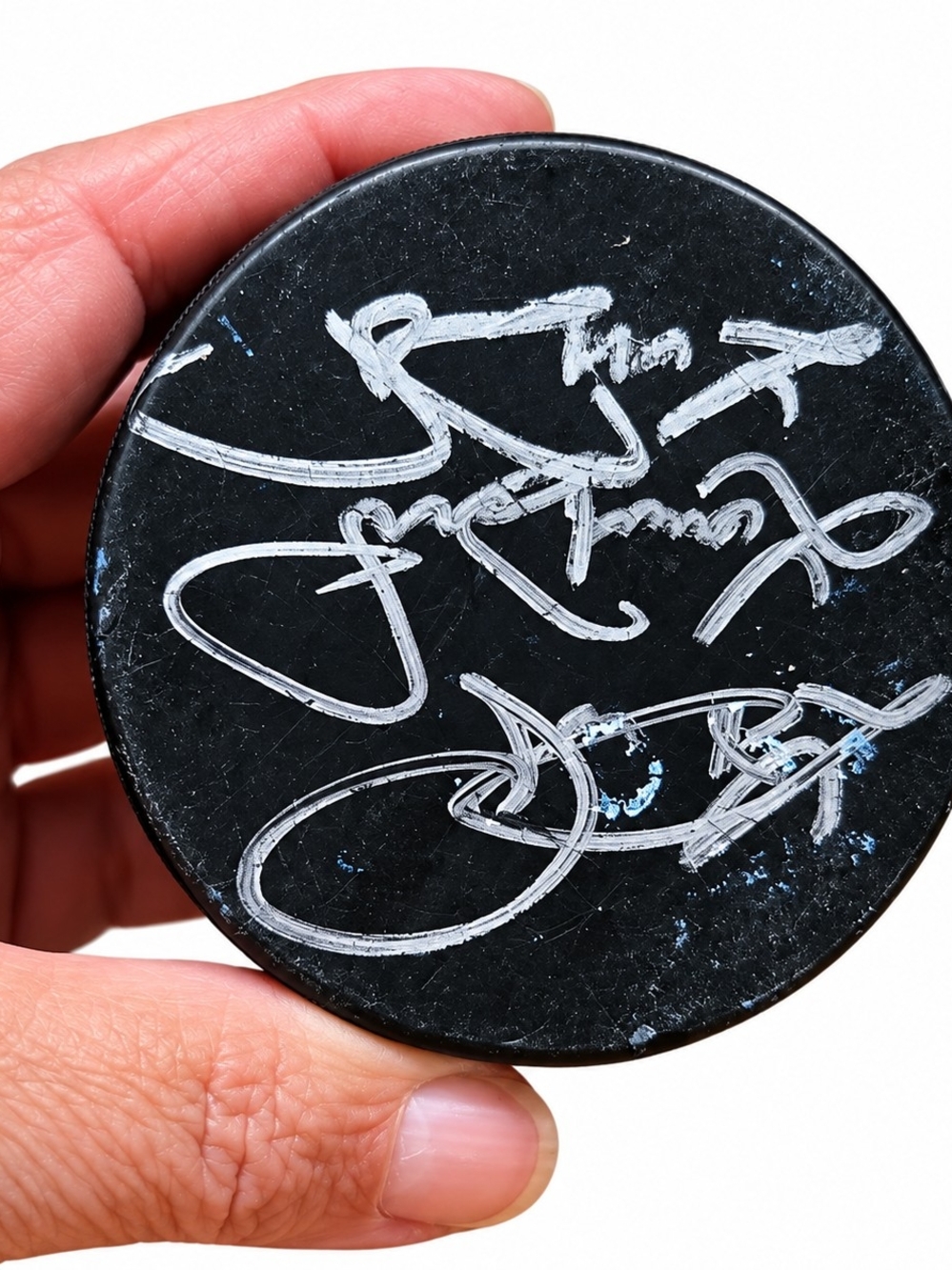 InGlasCo Official Hockey Puck Multi Autographed Signed Black Collectible Slovaki
